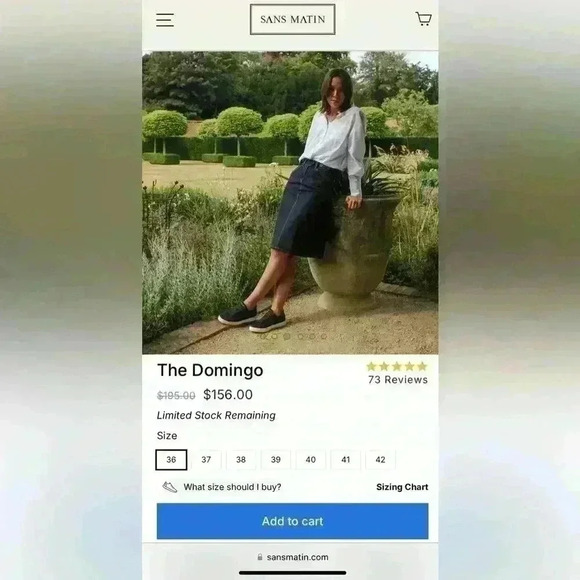 Sans matin the Domingo sneakers size 36 hand made leather - Picture 14 of 16